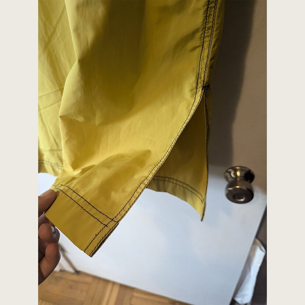 SUNNEI - Yellow collarless coat - Sz M - Picture 8 of 15